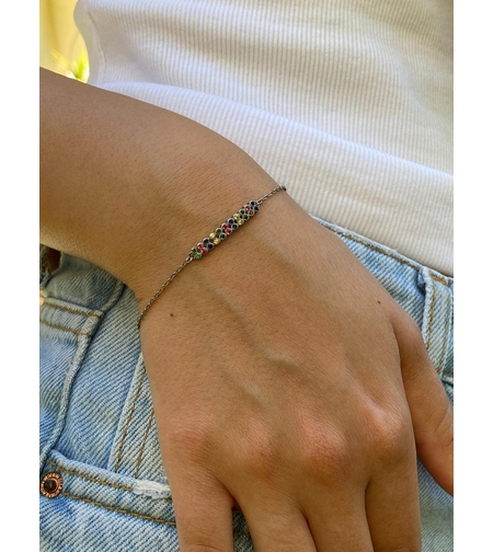 צמיד פלטה צבעונית