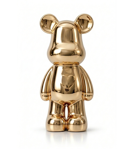 דובי מקרמיקה דקורטיבי מודרני לבית | עיצוב יוקרתי זהב