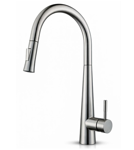 ברז מטבח נשלף גימור ניקל מוברש רומא