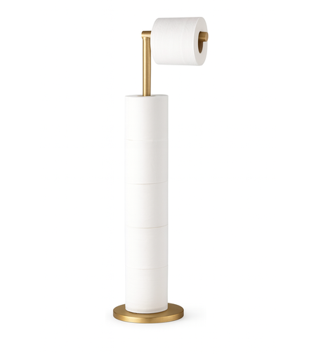 מעמד לנייר טואלט מנירוסטה במגוון צבעים ספייר זהב מוברש