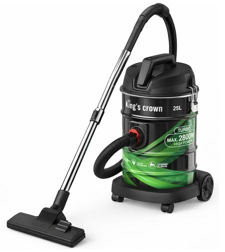 שואב אבק יבש/רטוב 2800W - ליטר 25 עוצמתי וחזק