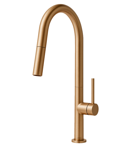 ברז מטבח נשלף רוז גולד דגם וינה | אחריות 5 שנים | אספקה מהירה | אספקה מהירה