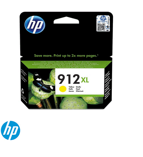 ראש דיו מקורי HP 912XL צהוב - כמות גדולה