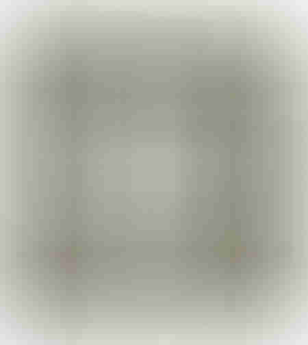 Glass Matzah Plate 28 Cm - Off White