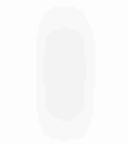 White Plastic Mezuzah With Rubber Cork 12 Cm- With Silver Shin