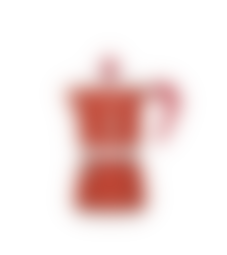 ביאלטי מקינטה מוקה סדרת ריינבו צבע אדום 3 כוסות