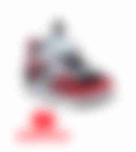 נעלי ספורט SKATE 3/4 אלפנטן אדום שחור