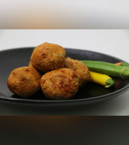 קציצות דגים ברוטב מזרחי (סלמון)- מנה