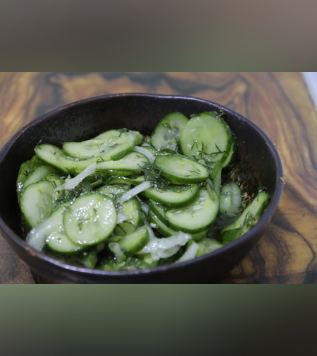 סלט מלפפונים- 1 ליטר