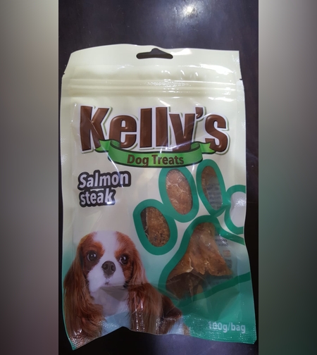 חטיף משלים לכלבים- בטעם סלמון Salmon steak