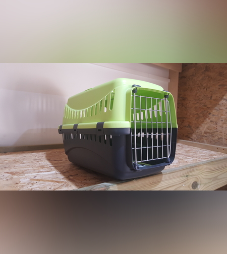 תיק נסיעה לחתול-דלת ברזל