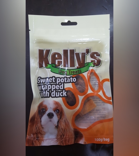 חטיף בטטה עטוף ברווז sweet potato wrapped with duck