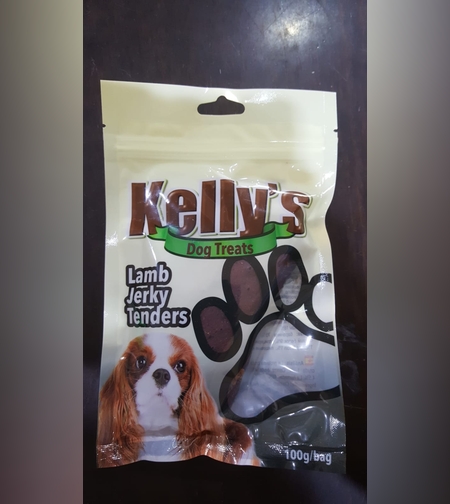 חטיף משלים לכלבים- חזה כבש Lamb jerky tenders