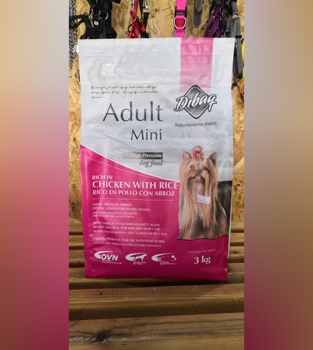 דיבק מזון יבש לכלבים בוגרים Dibaq mature, small breed