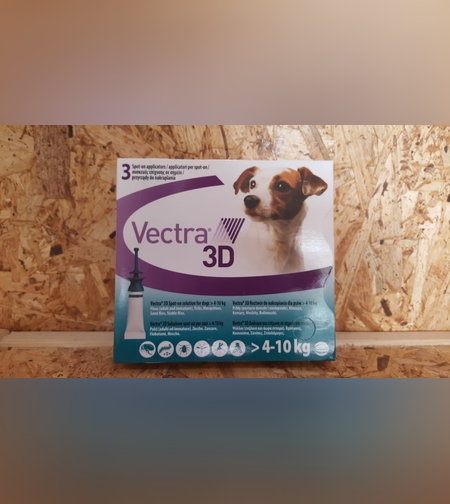 Vectra 3D  תמיסת טפטוף לכלבים 4-10 קג