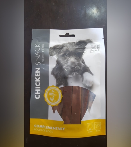 מזון משלים רך לכלבים בטעם עוף וגבינה Chicken snack