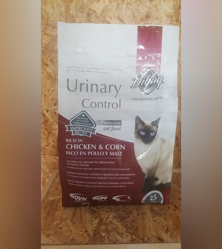  דיבק מזון יבש לחתולים המסייע למערכת השתן Dibaq urinary control 