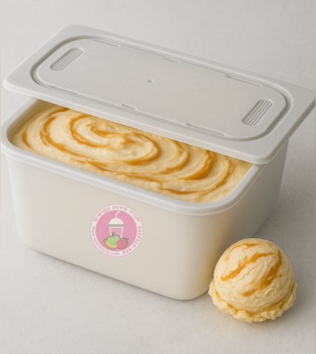 גלידת שמנת ריבת חלב 5 ליטר