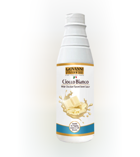 רוטב בטעם שוקולד לבן