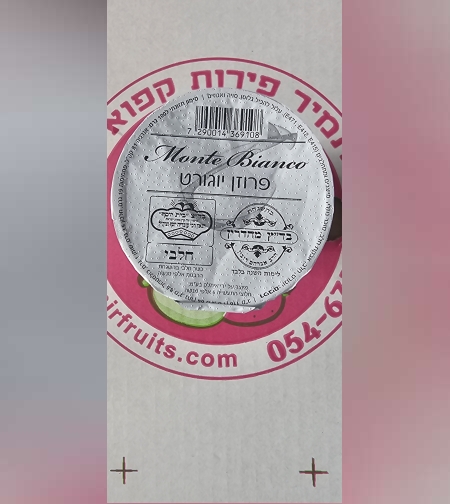 בסיס לפרוזן יוגורט טבעי