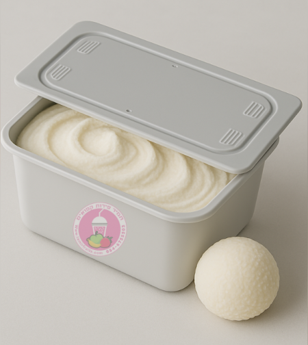 גלידת שמנת וניל צרפתי