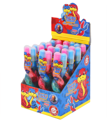 ספריי נחש חמוץ בטעם כפול - 12 יח'