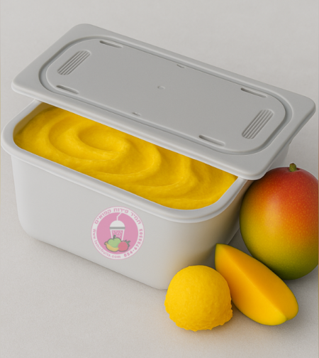 גלידת סורבה מנגו