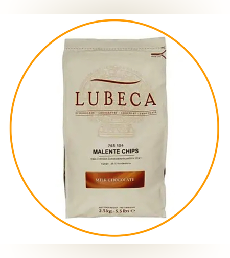 שוקולד לובקה חלב 35% 5 ק