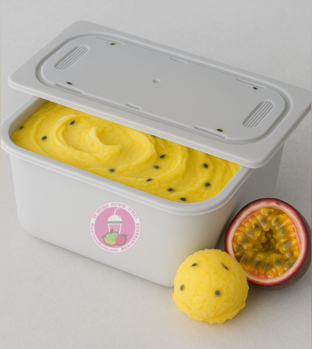 גלידת סורבה פסיפלורה