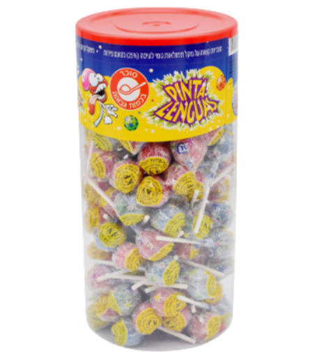 סוכריות חמוצות על מקל - 115 יח'