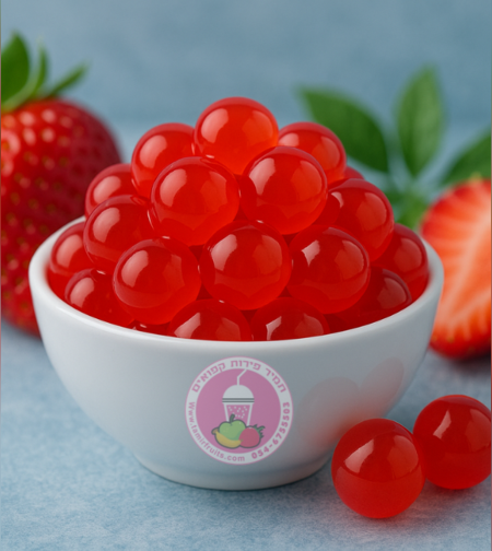 באבלאס תות - כדורי בובה בטעם תות