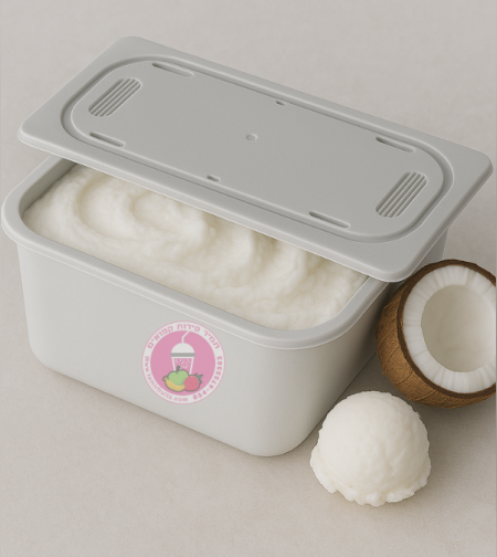 גלידת סורבה קוקוס 5 ליטר - פרווה