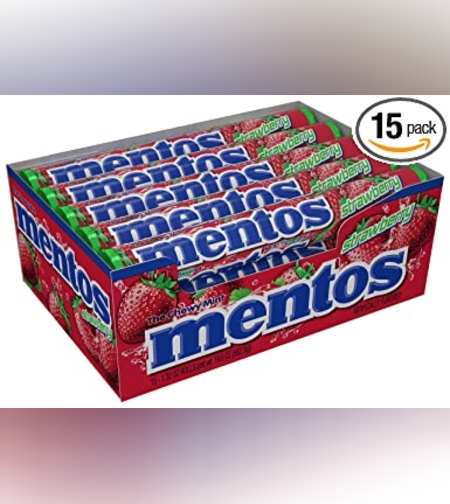 מנטוס תות 20יח 