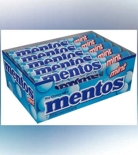 מנטוס מנטה 20יח 