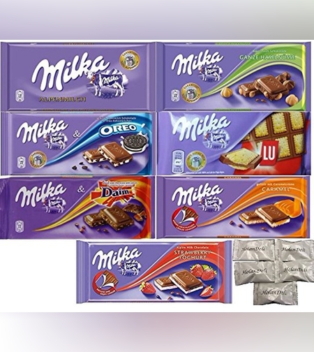 מילקה לוחות 100גרם משולב 