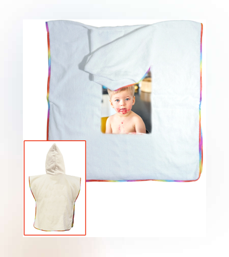 הדפסה על מגבת קפוצ'ון לילדים