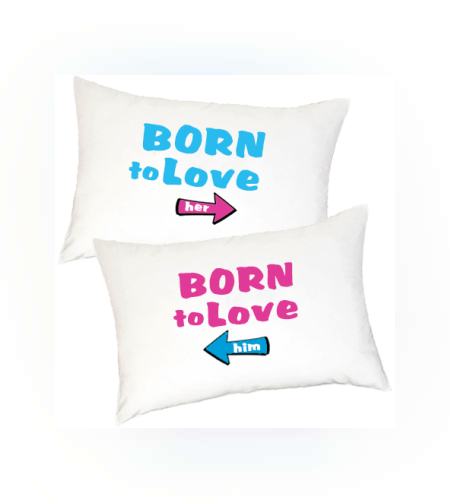 הדפסה על ציפית לכרית זוגי