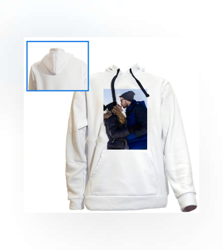 הדפסה על סוויטשירט קפוצ'ון