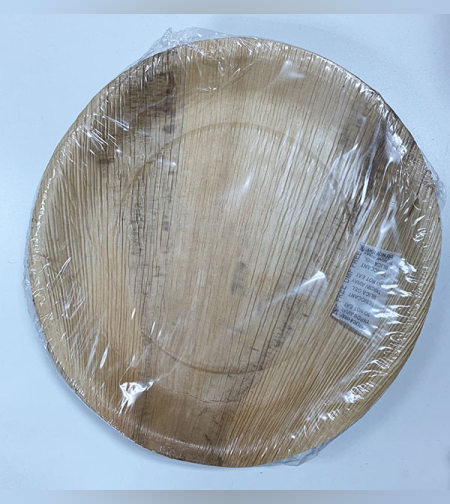 צלחות עגולות ענקיות מתכלה מעלי דקל 5 יח' - Eco Eco