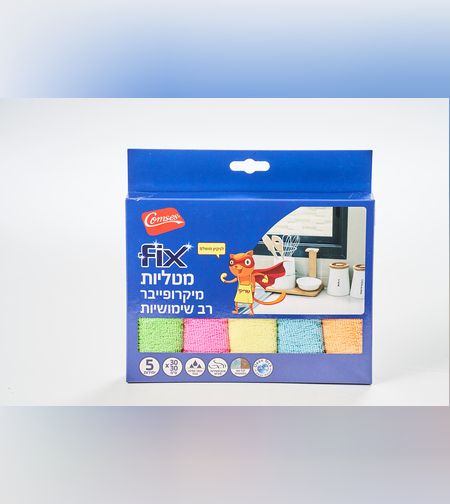 מטליות מיקרופייבר רב שימושית - FIX