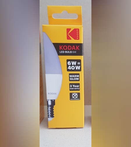 נורת לד קודאק 6W הברגה דקה