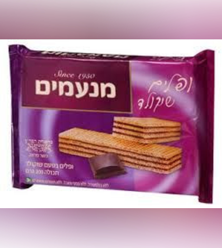 ופלים שוקולד מנעמים