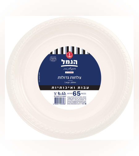 צלחות גדולות ועבות 65 י