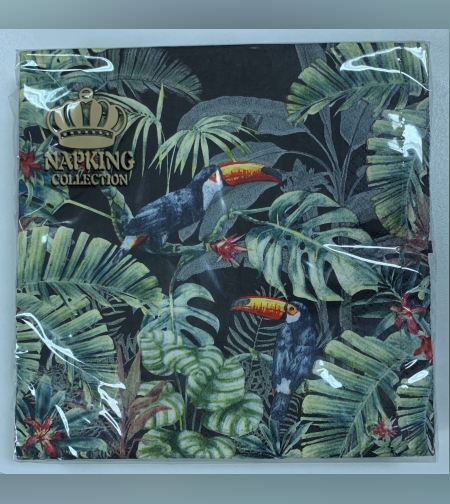 מפיות מעוצבות - דגם טרופי