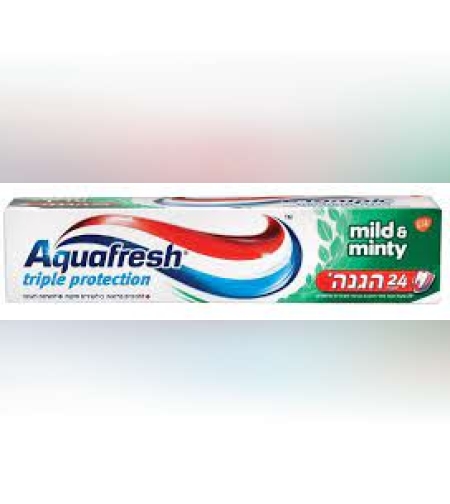 משחת שיניים אקוה פרש הגנה משולשת מנטה עדין