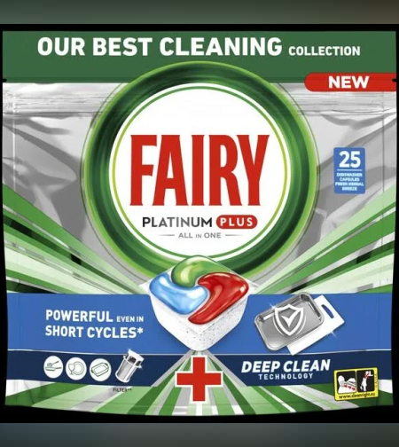 טבליות מדיח 25 יחידות FAIRY