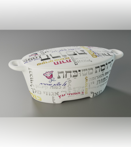 כלי לחרוסת דגם טיפוגרפיה