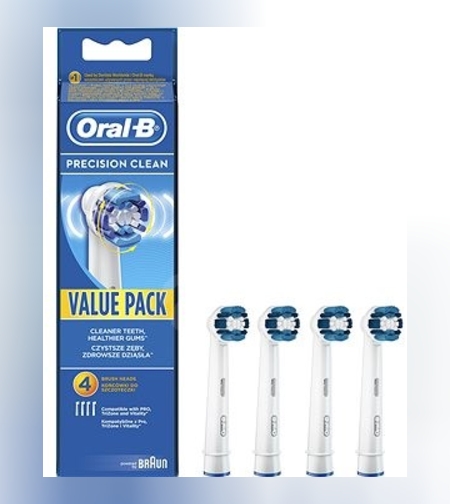 4 ראשים למברשת שיניים חשמלית למבוגרים אורל בי - Oral B