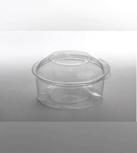 קופסא לסלט עגולה כיפתי 65