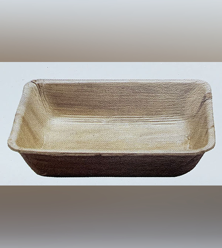 מגשים מלבניים 19/14 מתכלה מעלי דקל 10 יח' - Eco Eco